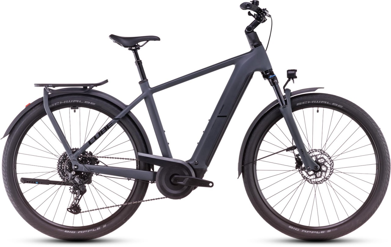 Cube Kathmandu Hybrid ONE shadowgrey n black - E-Bike da Trekking per Uomini