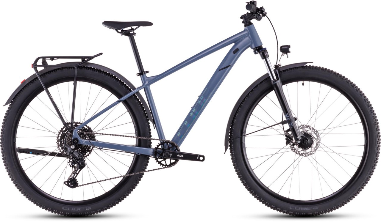 Cube Aim Race Allroad wolfgrey n black 2025 - Hardtail Mountainbike