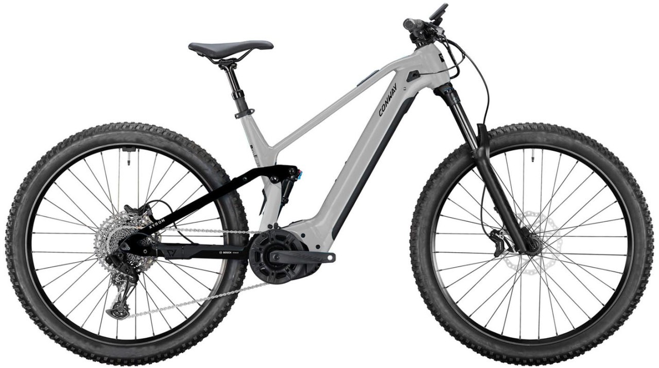 Conway Xyron ST 4.0 800Wh alu raw matt / black 2025 - E-Bike Fully Mountainbike