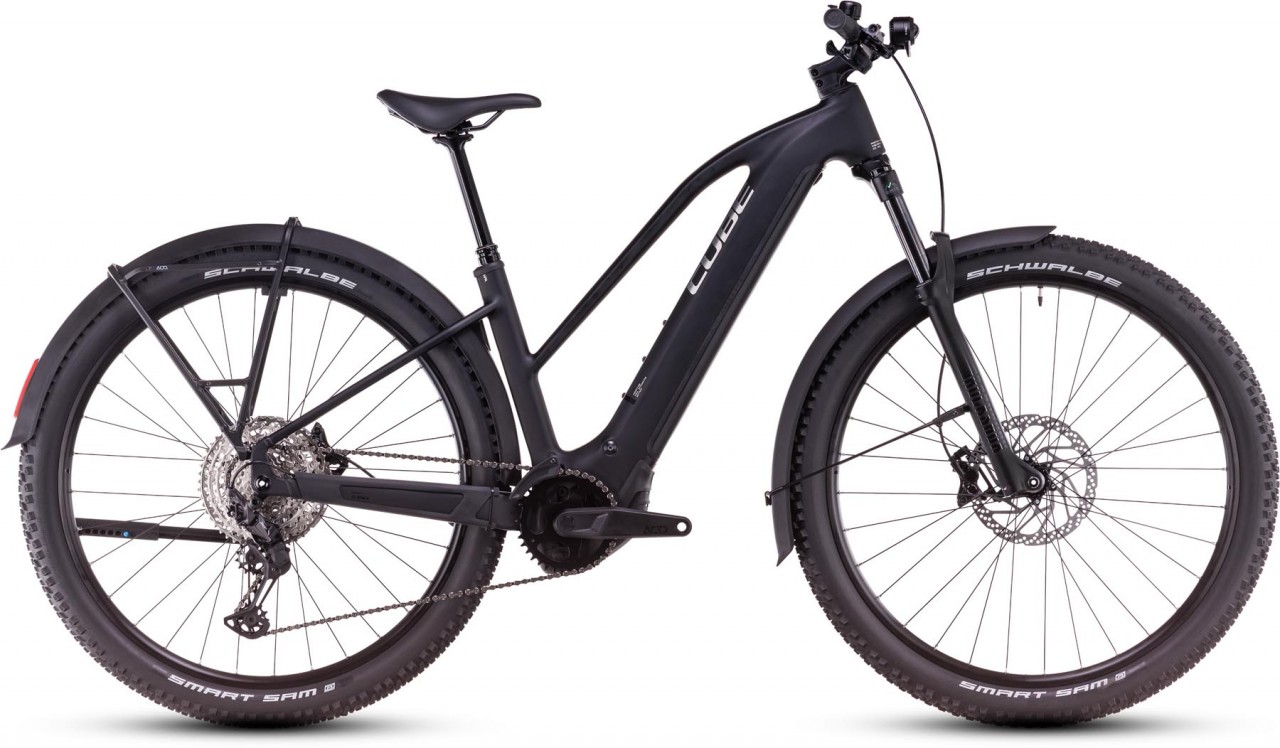 Cube Reaction Hybrid Race Allroad 800 black n metal 2025 - E-Bike Hardtail Mountainbike per Donne