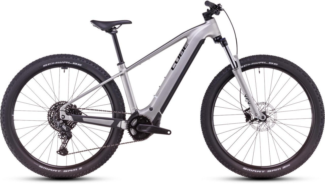 Cube Reaction Hybrid ONE silver n black - E-Bike Hardtail Mountainbike