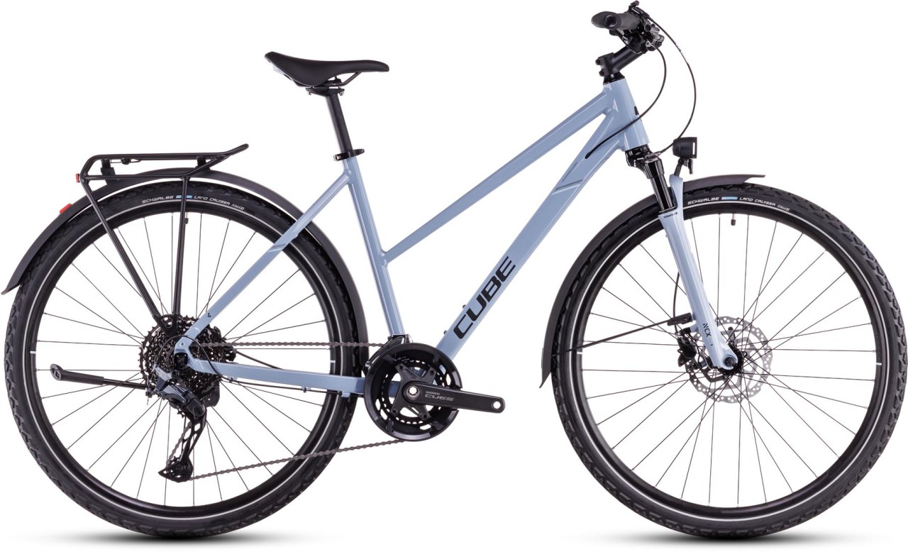 Cube Nature EXC Allroad pigeonblue n black 2025 - Bici da Cross per Donne