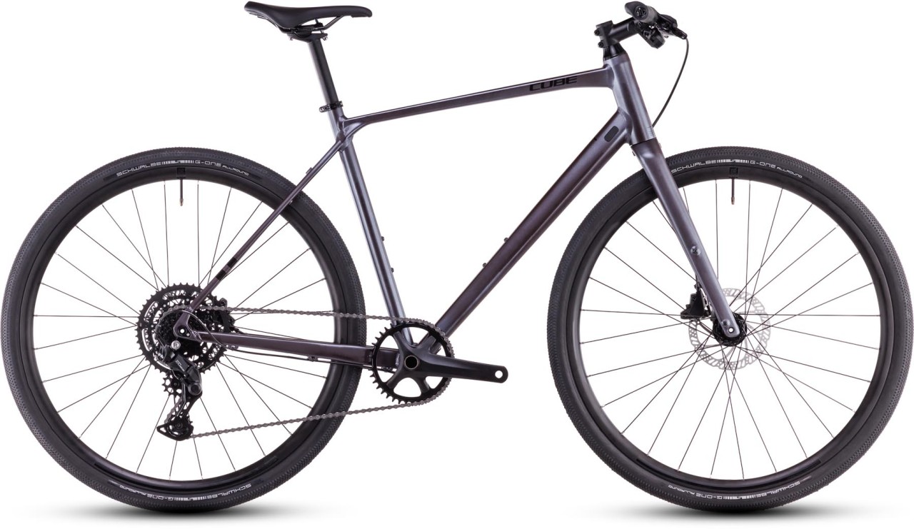 Cube Nulane ONE mineralgrey n black 2025 - Bici da Fitness per Uomini