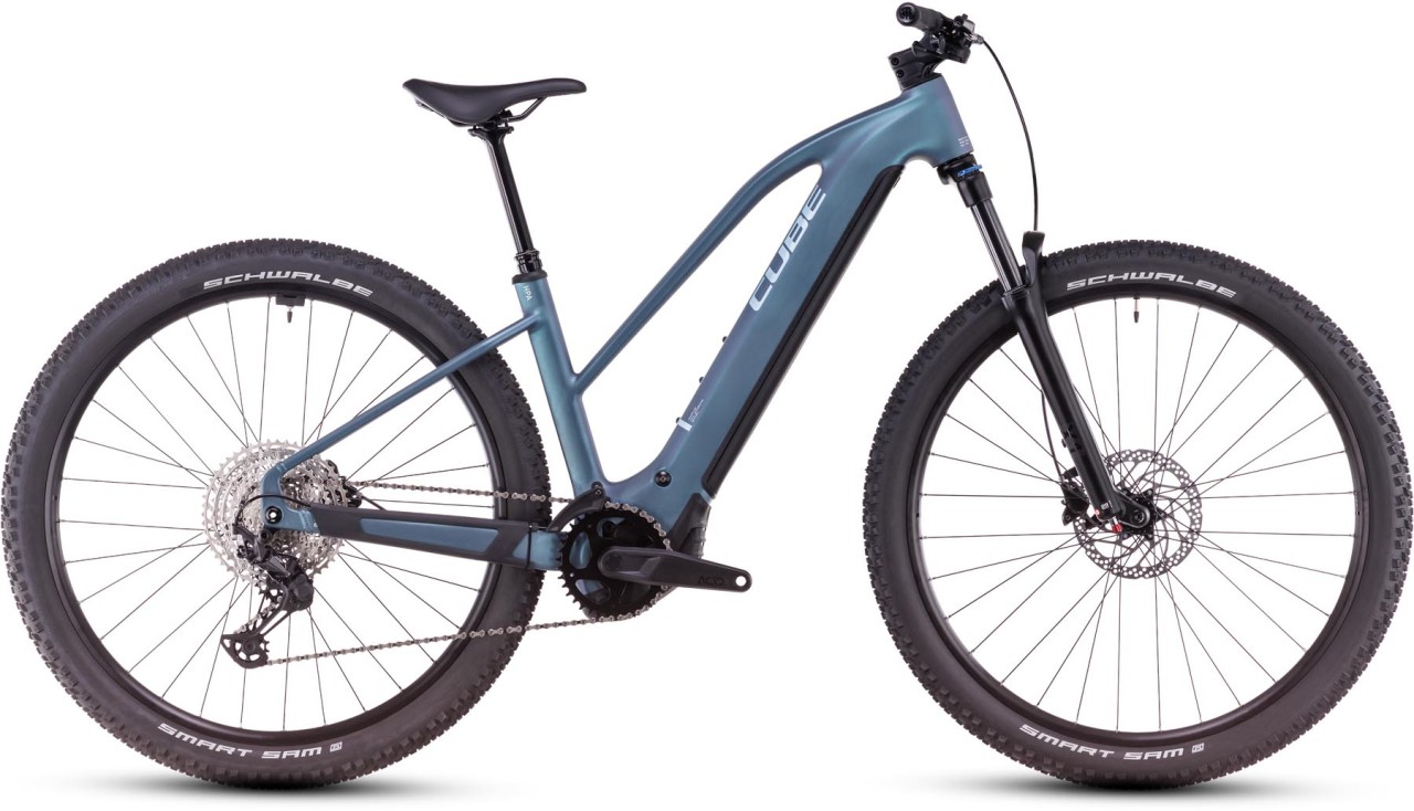 Cube Reaction Hybrid Pro smaragdgrey n prism - E-Bike Hardtail Mountainbike per Donne