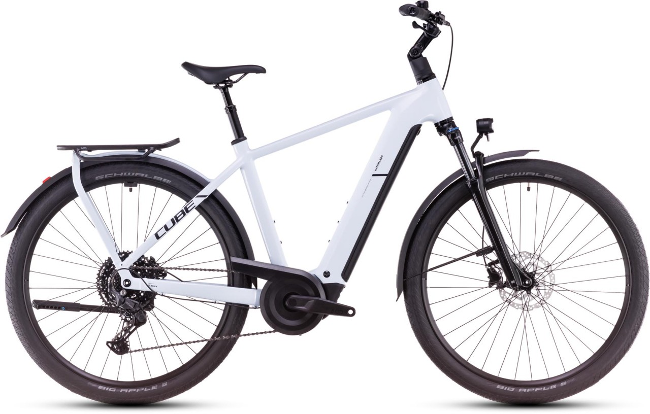 Cube Kathmandu Hybrid ONE polarwhite n black - E-Bike da Trekking per Uomini