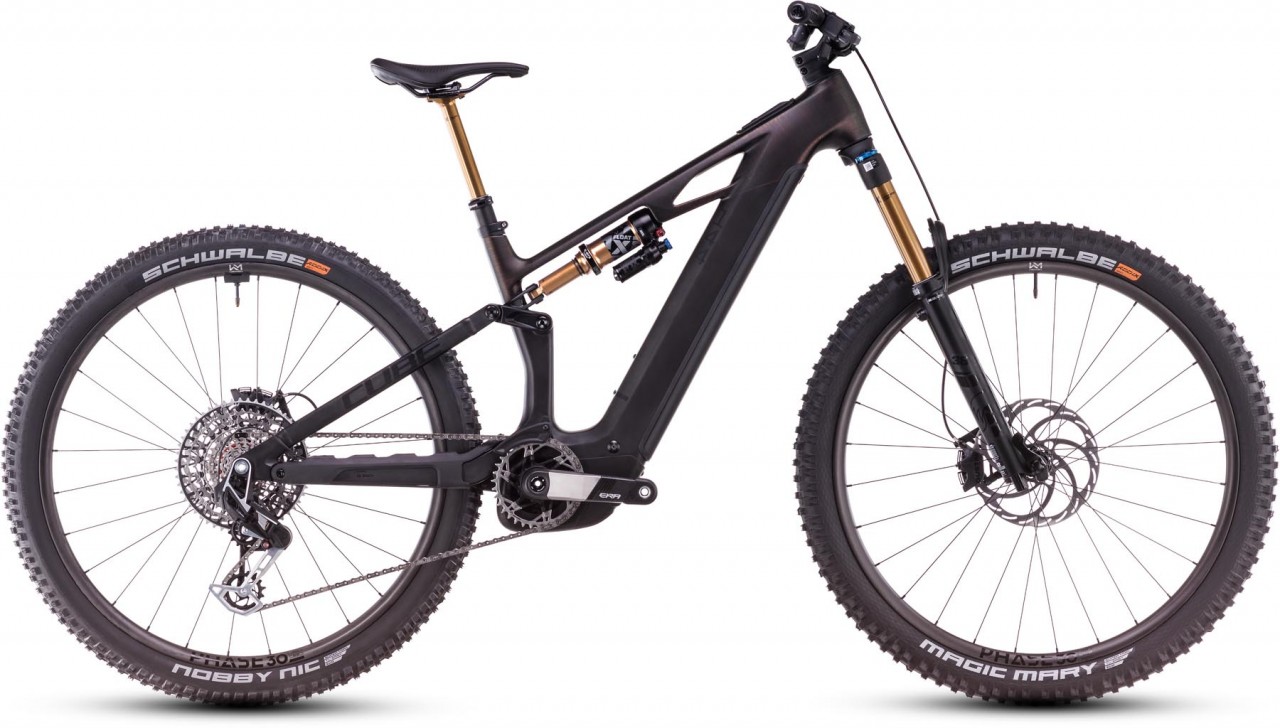 Cube Stereo Hybrid ONE44 HPC SLT 800 liquidlava n black 2025 - E-Bike Fully Mountainbike