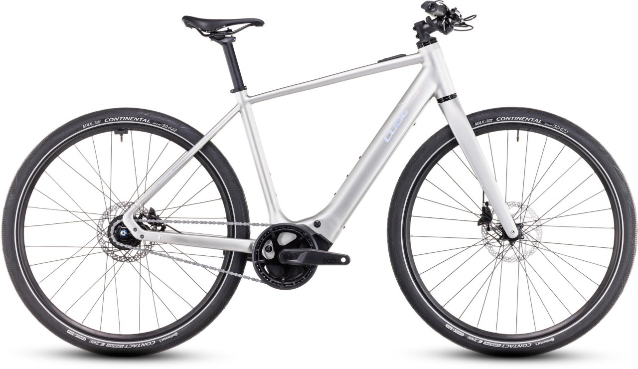 Cube Editor Hybrid SLX 400X sleekgrey n spectral 2025 - E-Bike da Fitness per Uomini