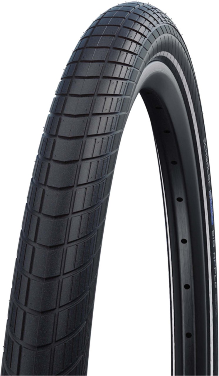 Schwalbe Pneumatici Big Apple 50-406 20" x 2.00, Black-Reflex