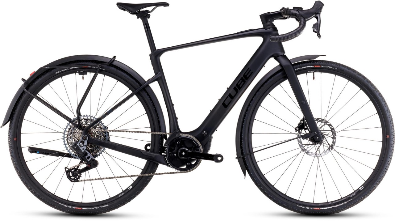 Cube Nuroad Hybrid C:62 SLX FE 400X carbon n glossy 2025 - E-Bike da strada