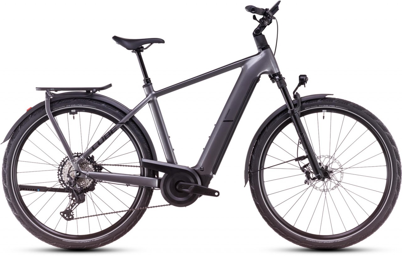 Cube Kathmandu Hybrid SLX 800 graphite n black 2025 - E-Bike da Trekking per Uomini