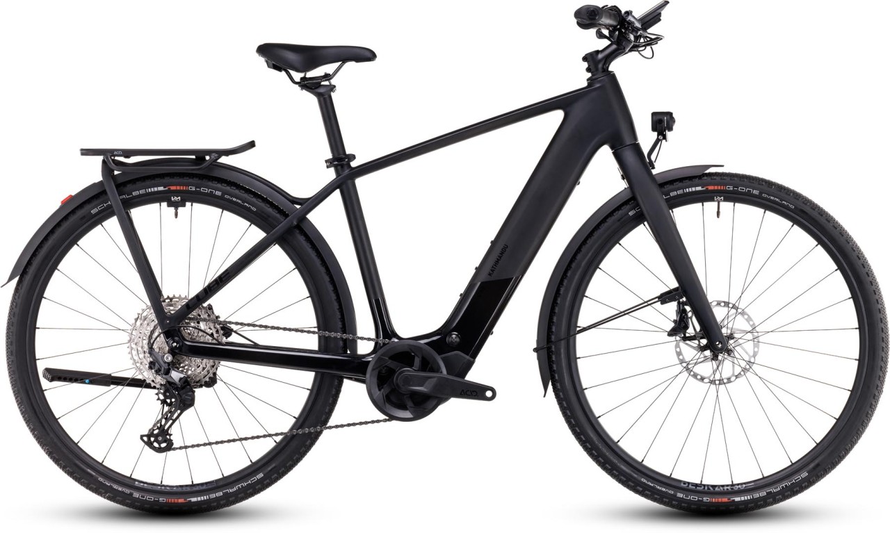 Cube Kathmandu Hybrid C:62 SLX 400X carbon n black 2025 - E-Bike da Trekking per Uomini