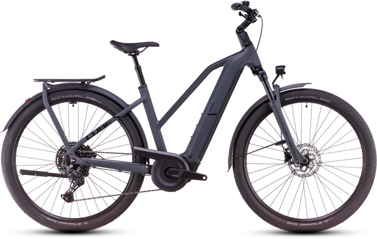 Cube Kathmandu Hybrid ONE 800 shadowgrey n black 2025 - E-Bike da Trekking per Donne