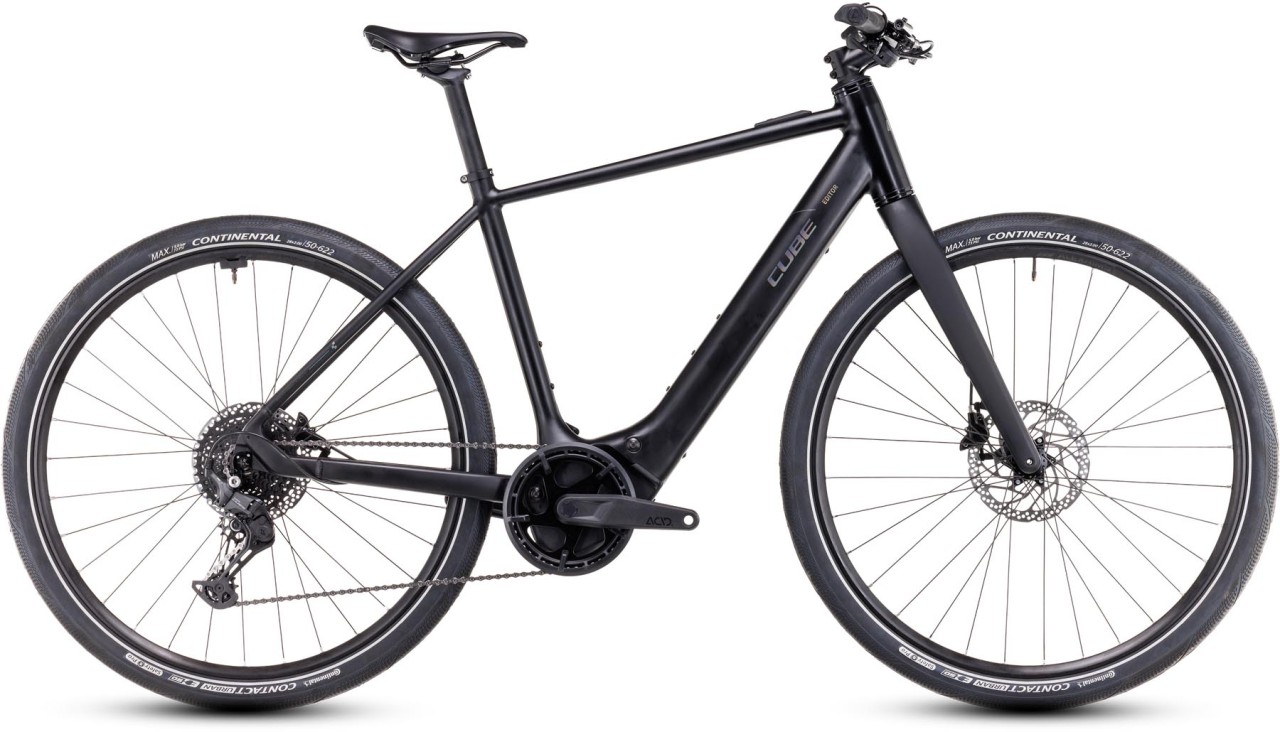 Cube Editor Hybrid Pro 400X black n spectral 2025 - E-Bike da Fitness per Uomini