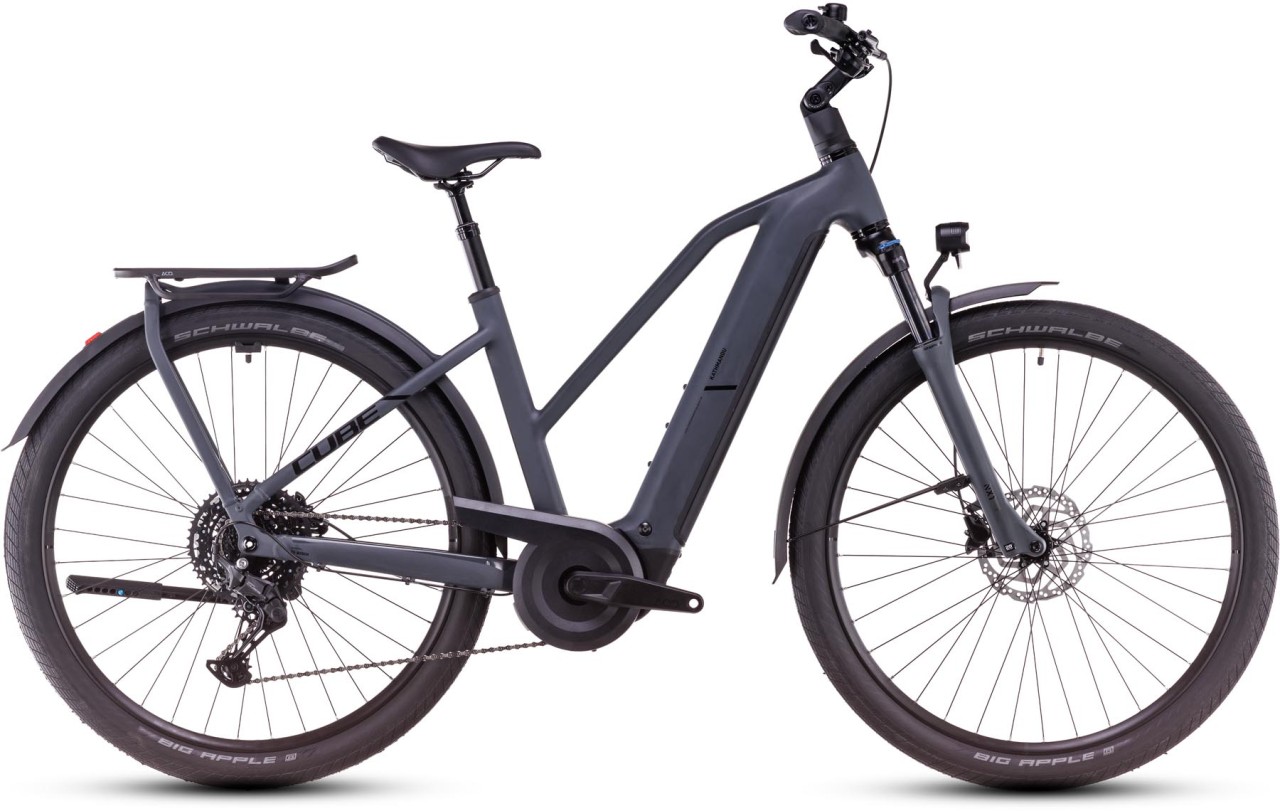 Cube Kathmandu Hybrid ONE shadowgrey n black - E-Bike da Trekking per Donne