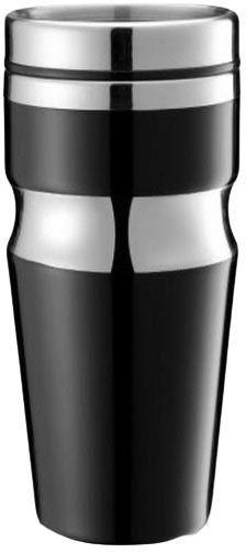 XD Design Tazza thermos Contour, acciaio inox, nero - 350 ml