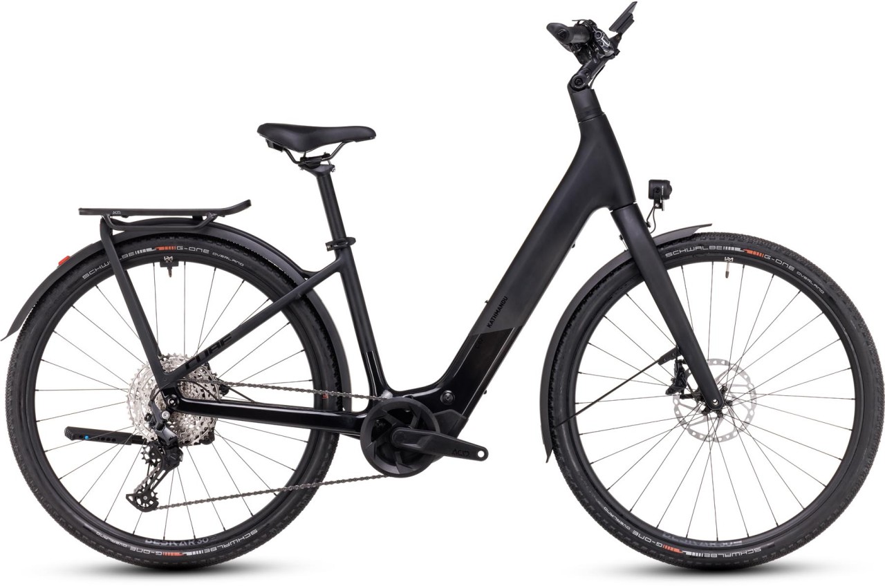 Cube Kathmandu Hybrid C:62 SLX 400X carbon n black 2025 - E-Bike da Trekking per principianti