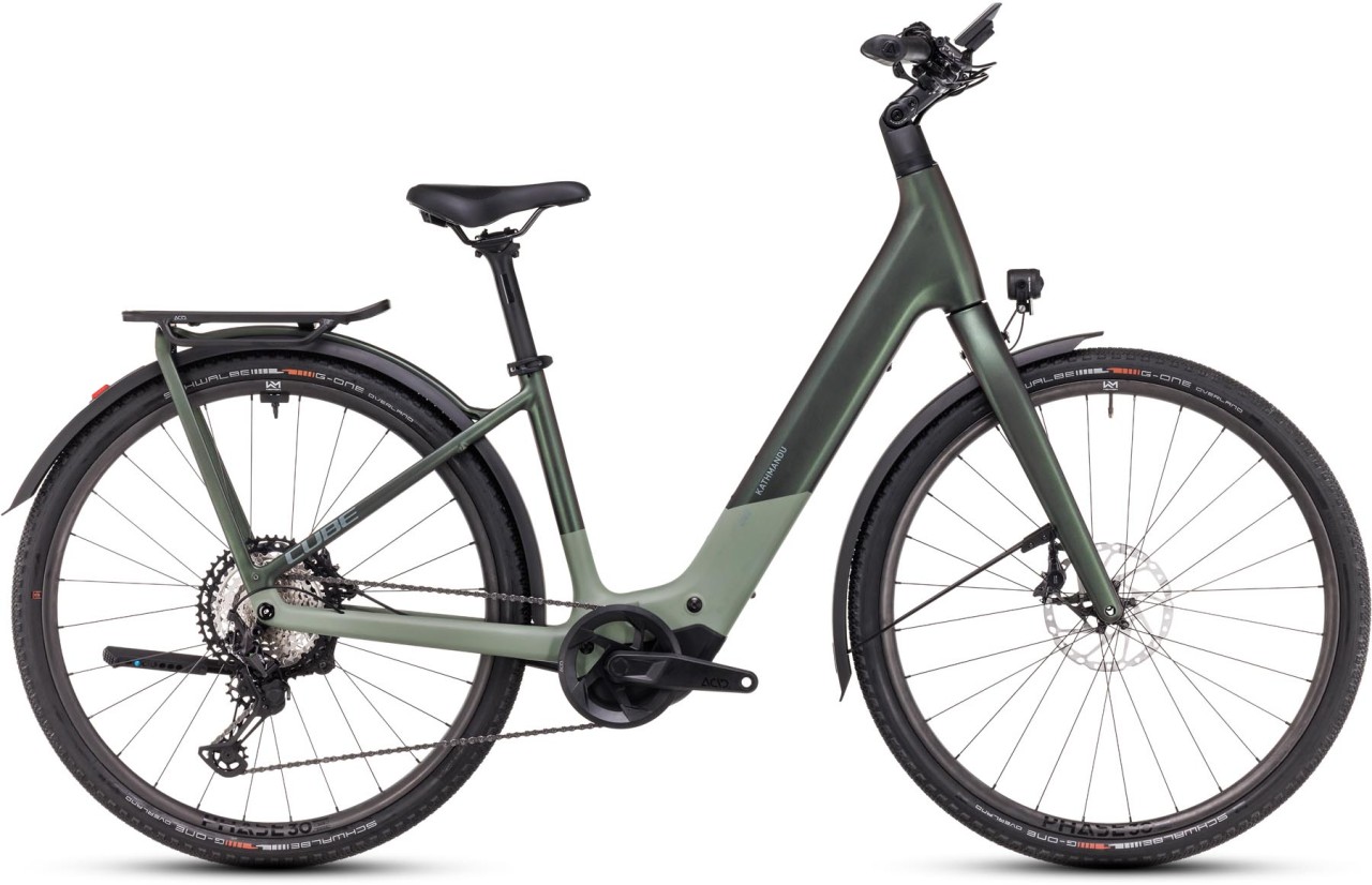 Cube Kathmandu Hybrid C:62 SLT 400X stellar n origanogreen 2025 - E-Bike da Trekking per principianti