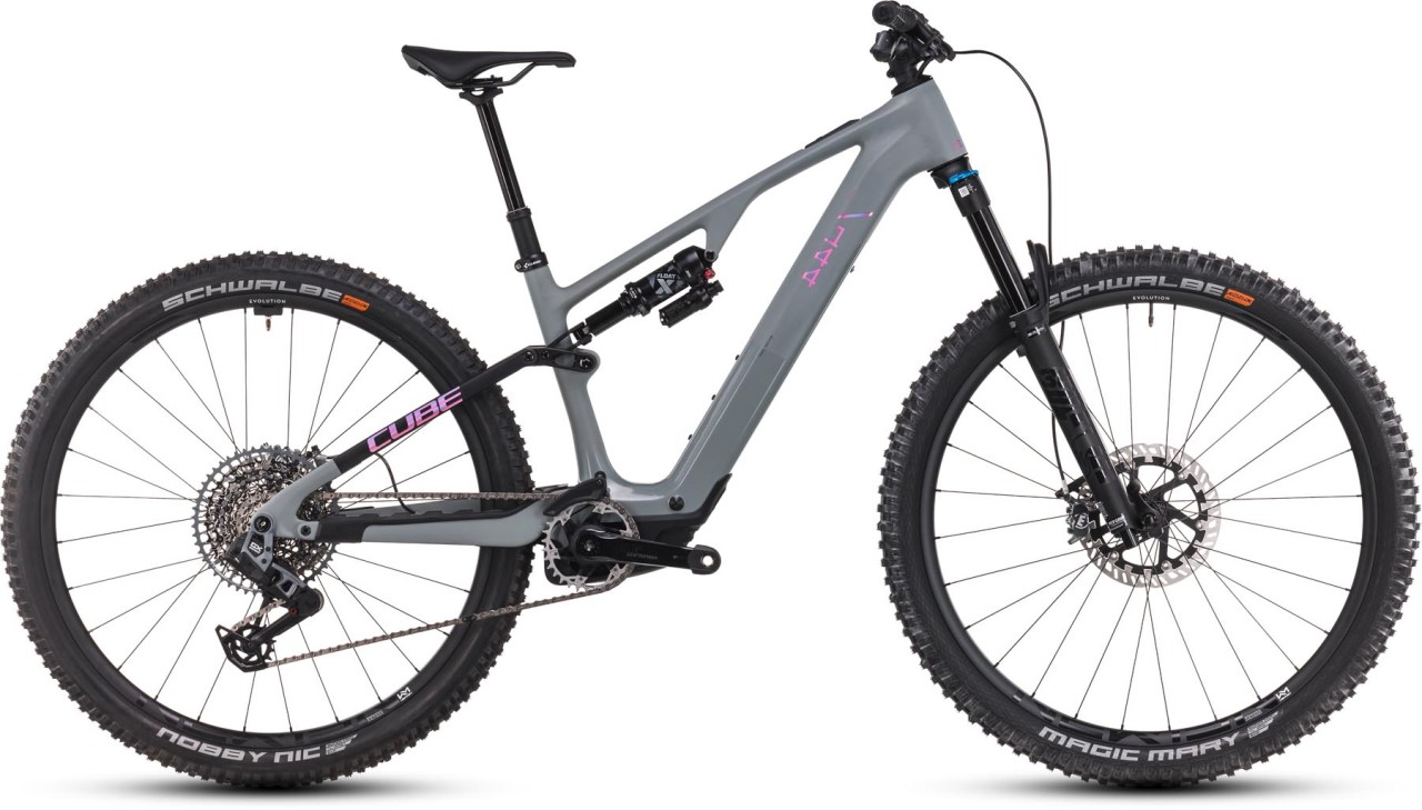 Cube AMS Hybrid ONE44 C:68X TM 400X 29 swampgrey n purplereflex 2025 - E-Bike Fully Mountainbike - Modello attuali dimostrativi