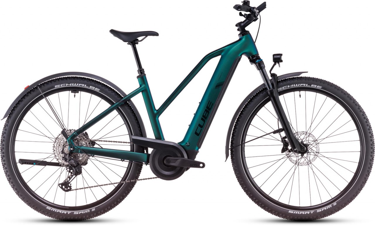 Cube Nuride Hybrid EXC Allroad 800 goblin n black 2025 - E-Bike da Trekking per Donne