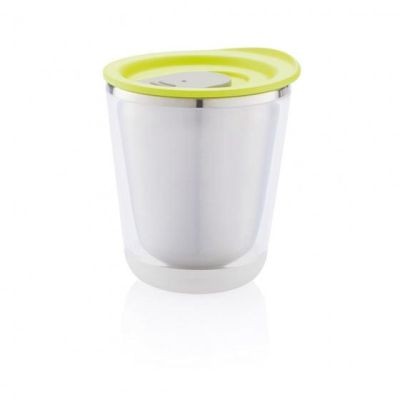 XD Tazza thermos design Dia, acciaio inox, verde - 200 ml