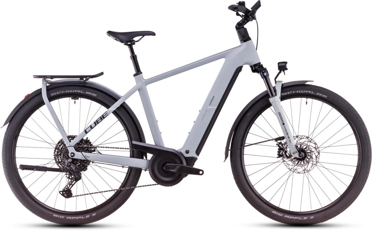 Cube Kathmandu Hybrid EX haze n black - E-Bike da Trekking per Uomini