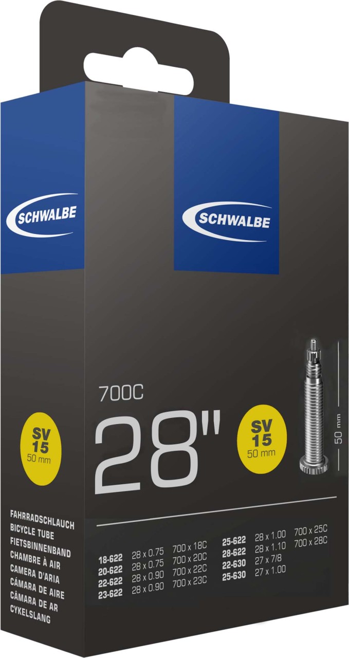 Schwalbe Tubo flessibile n. 15 SV 50 mm