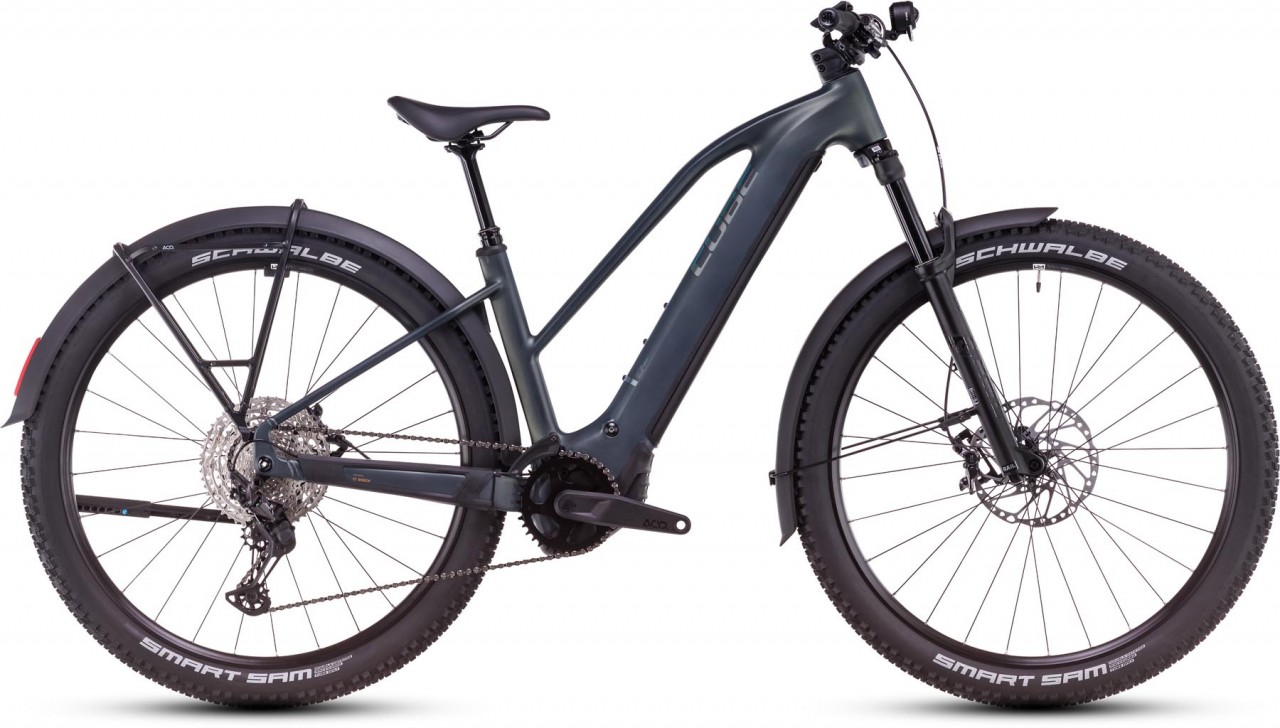 Cube Reaction Hybrid SLX Allroad 800 sagebrushgreen n prism 2025 - E-Bike Hardtail Mountainbike per Donne