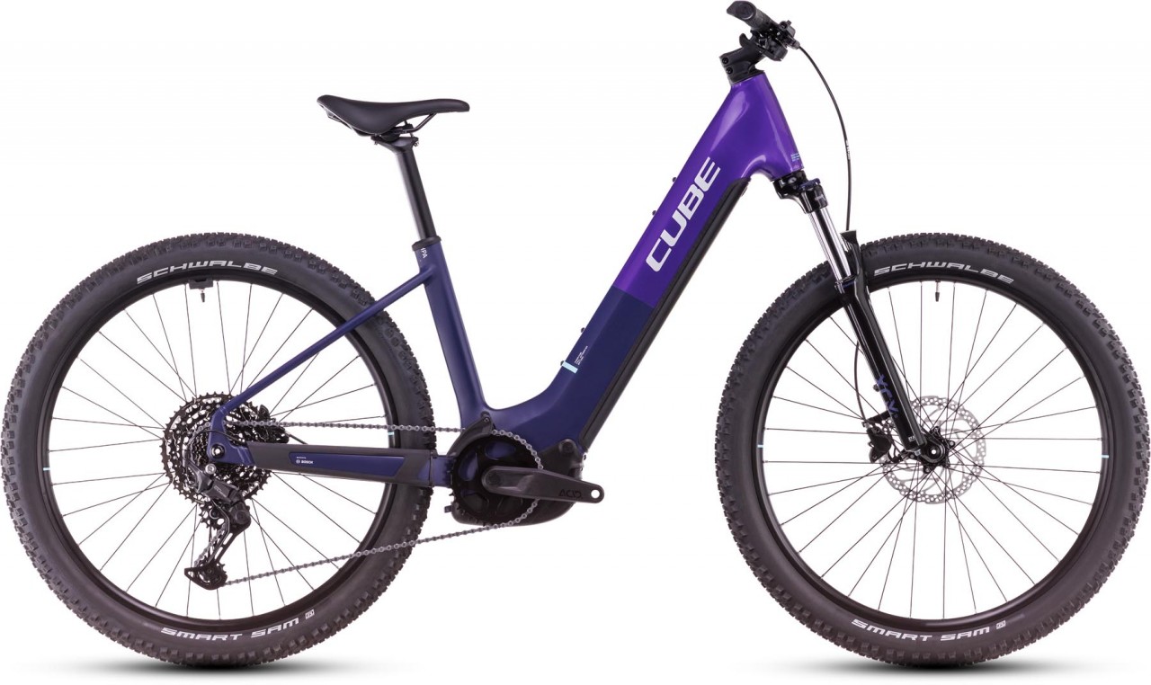 Cube Reaction Hybrid ONE 800 orchid n mint 2025 - E-Bike Hardtail Mountainbike per principianti