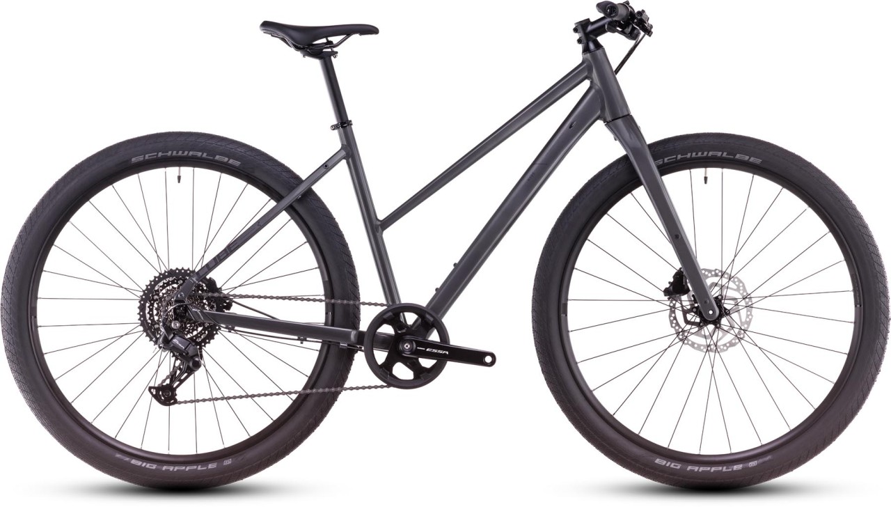 Cube Hyde ONE graphite n black 2025 - Bici da Fitness per Donne