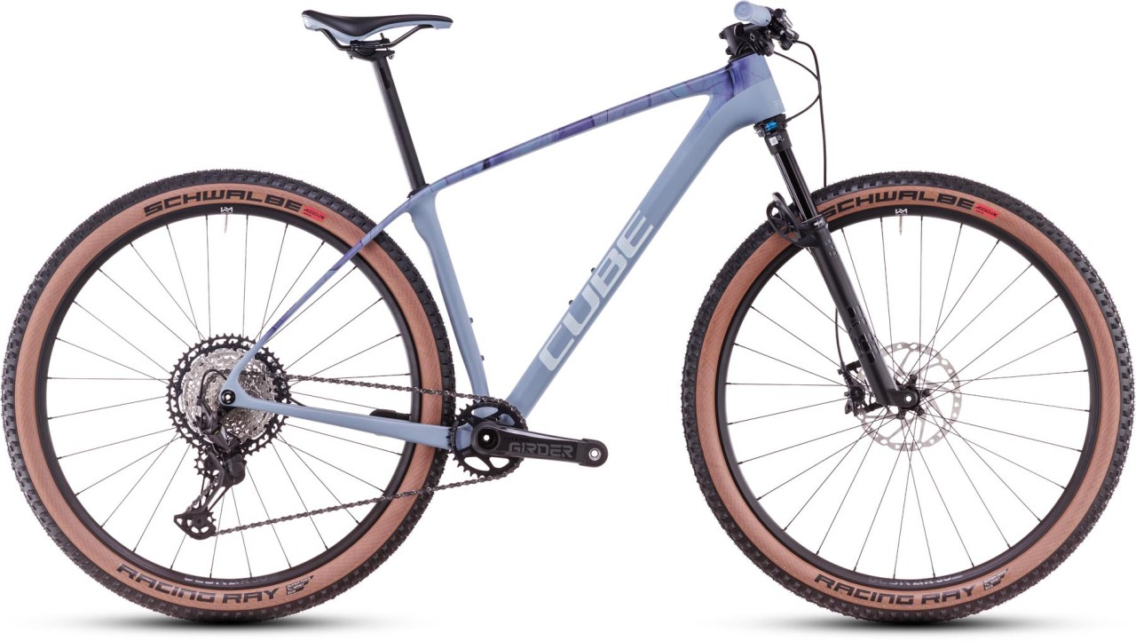 Cube Reaction C:62 Race pigeonblue n art 2025 - Hardtail Mountainbike