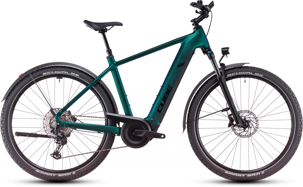 Cube Nuride Hybrid EXC Allroad 800 goblin n black 2025 - E-Bike da Trekking per Uomini