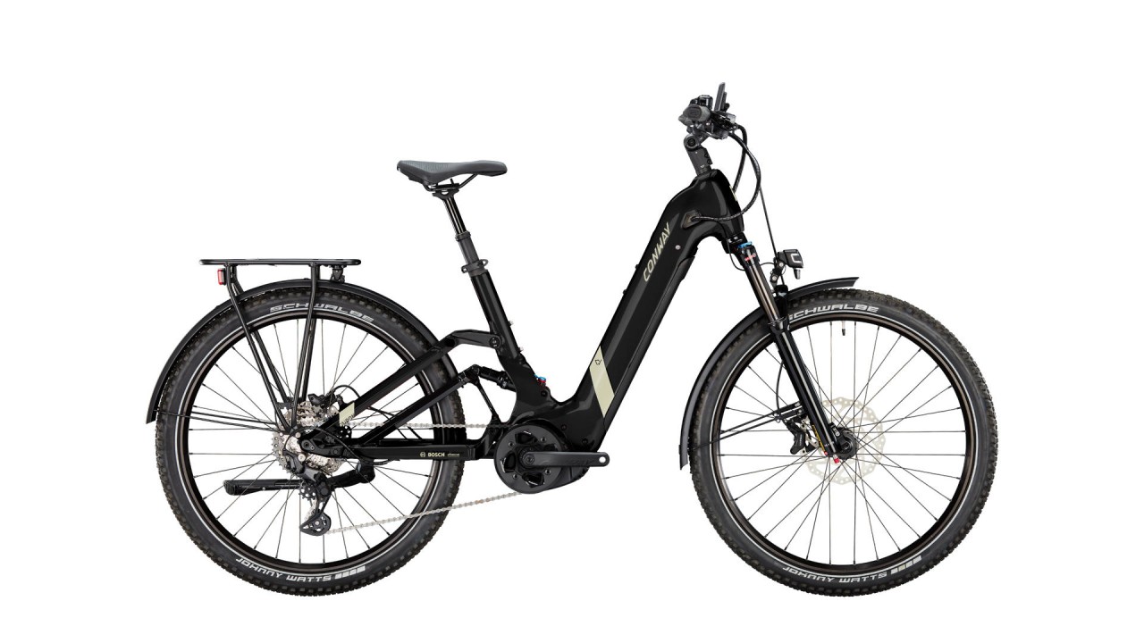 Conway Cairon SUV FS 4.7 625Wh black metallic / dessert matt 2023 - E-Bike Fully Mountainbike per principianti