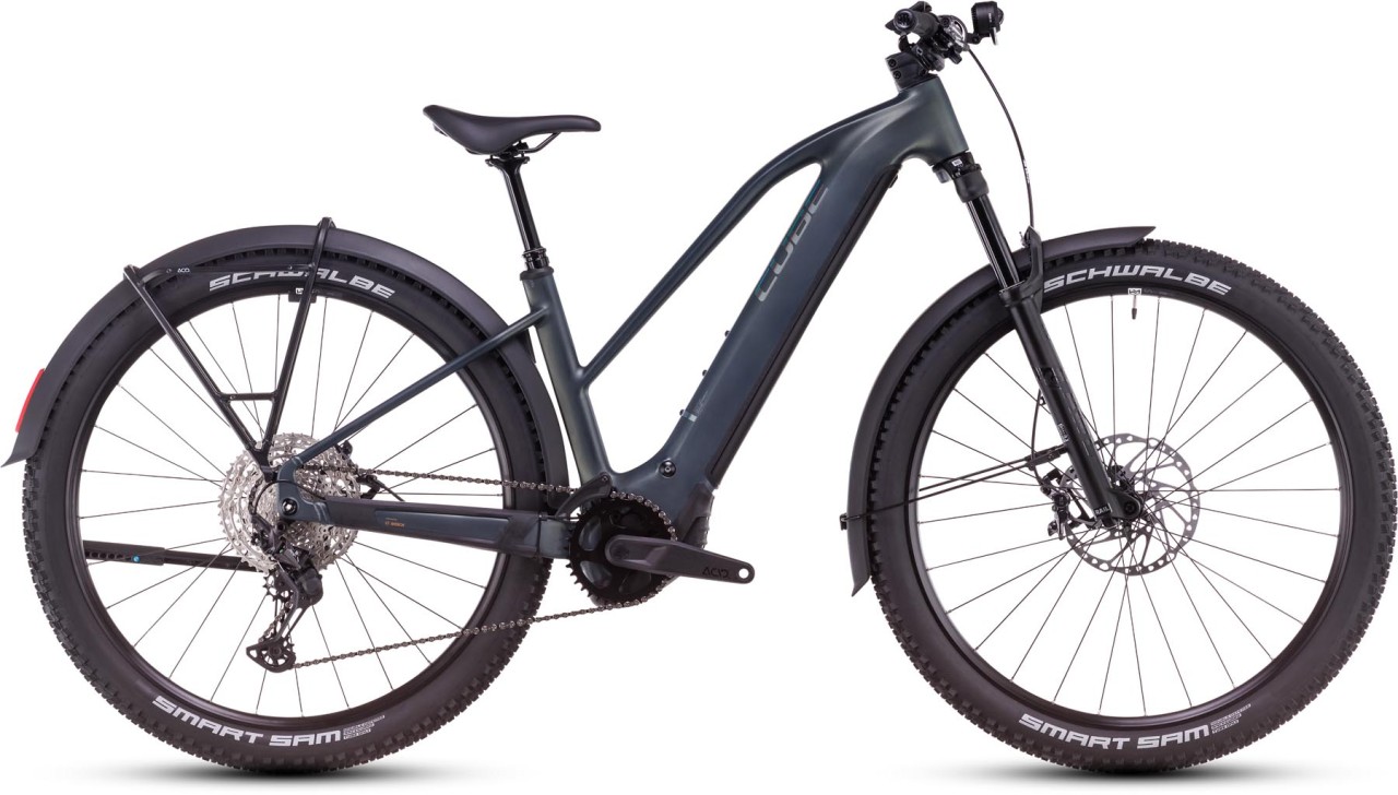 Cube Reaction Hybrid SLX Allroad sagebrushgreen n prism - E-Bike Hardtail Mountainbike per Donne