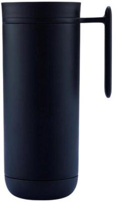 Tazza thermos XD Design Clik, acciaio inox, nero - 225 ml