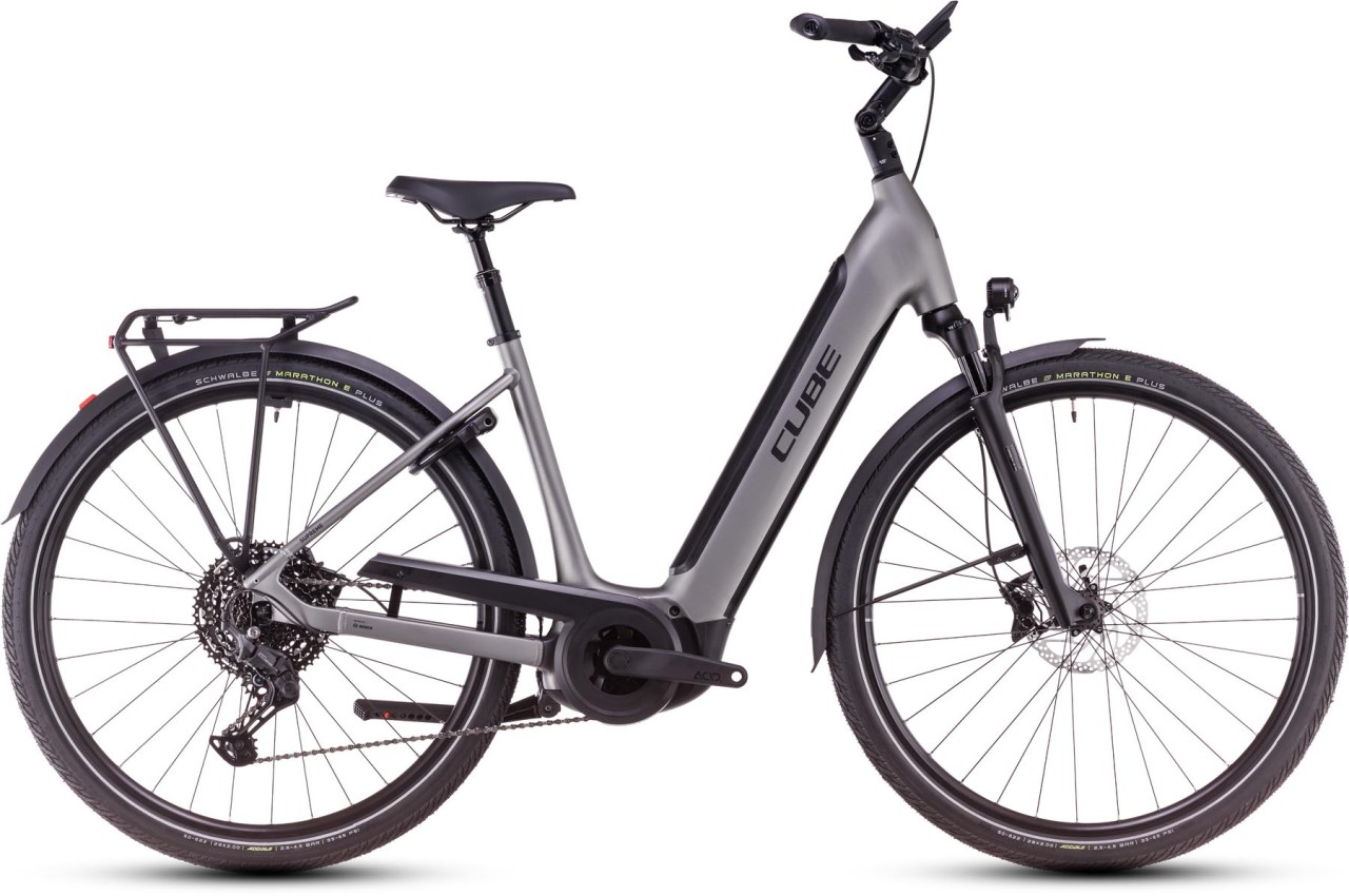 Cube Supreme Hybrid SLX 625 grey n lunar 2025 - E-Bike da Trekking per principianti