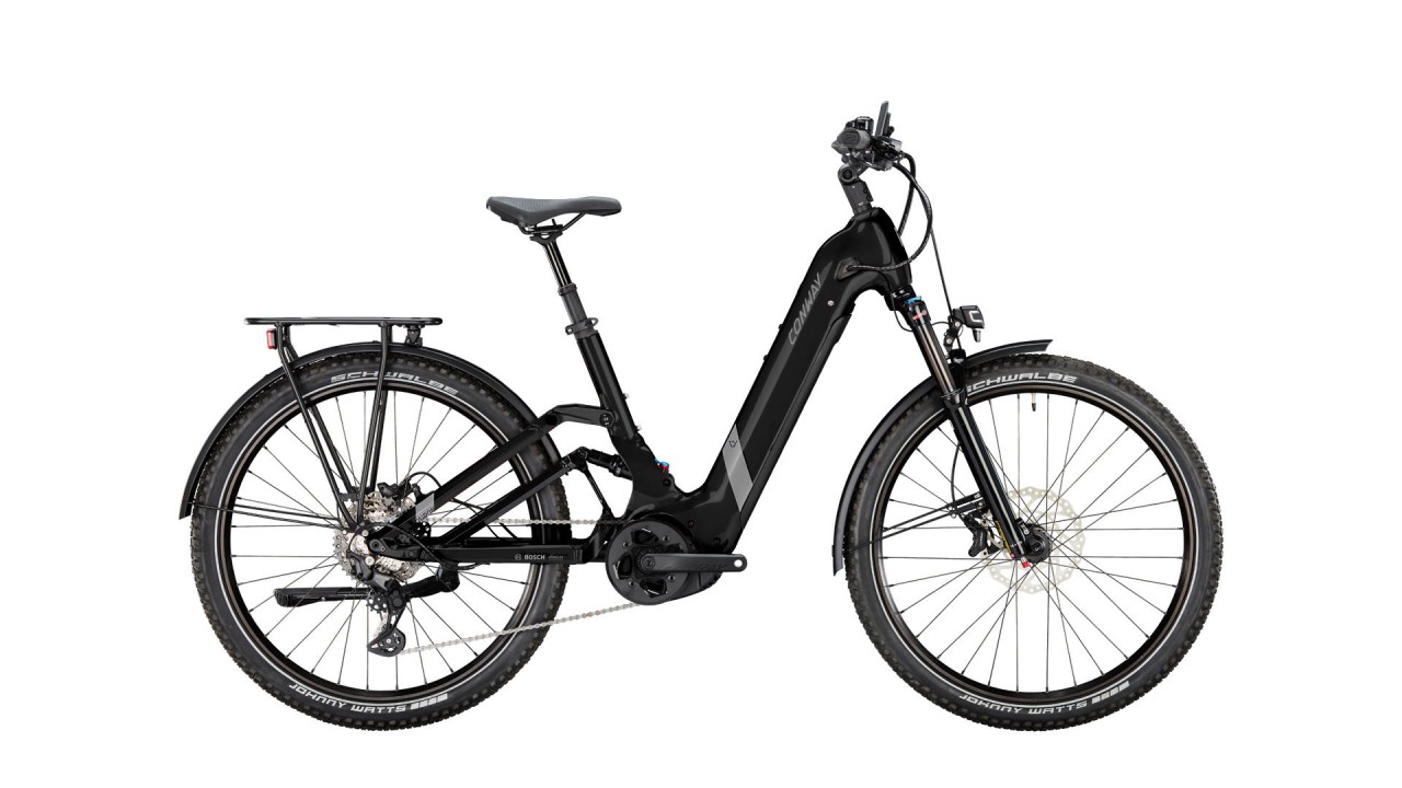 Conway Cairon SUV FS 4.7 625Wh black metallic / dessert matt 2023 - E-Bike Fully Mountainbike per principianti