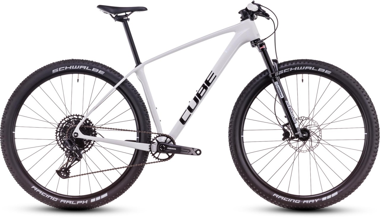 Cube Reaction C:62 ONE cotton n white 2025 - Hardtail Mountainbike