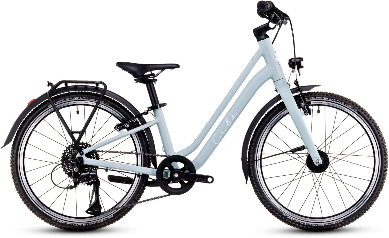 Cube Ella 200 aloegreen n white 2025 - Bici per bambini 20 pollici