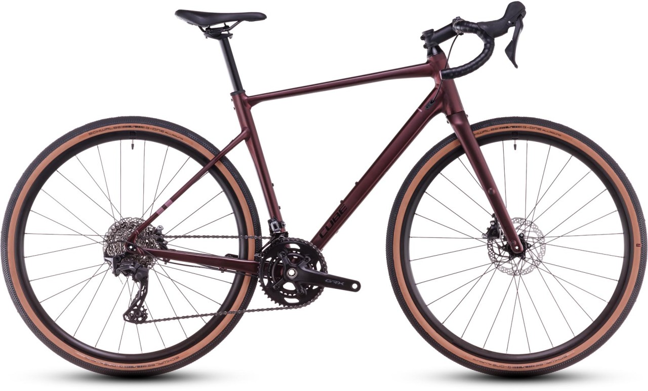 Cube Nuroad Race rubyred n gloss 2025 - Bicicletta da strada