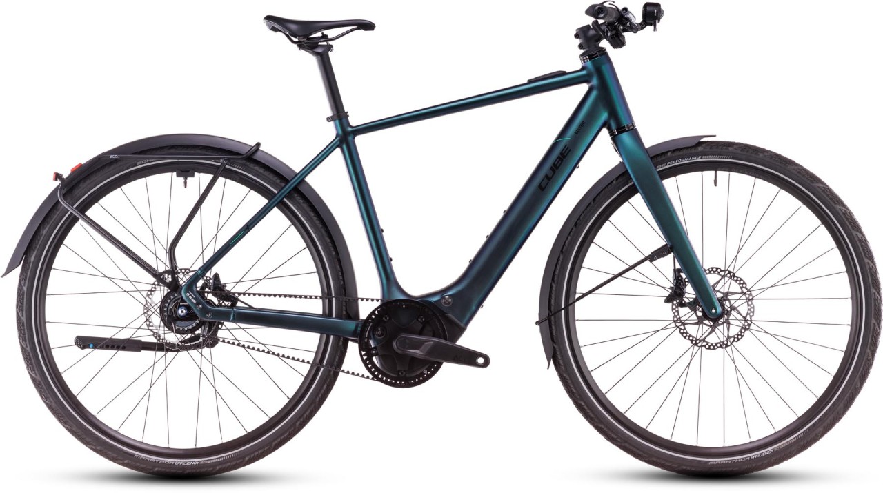 Cube Editor Hybrid SLT FE 400X goblin n glossy 2025 - E-Bike da Fitness per Uomini